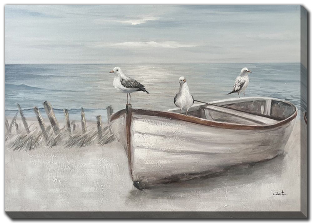 Seaside Voyage Canvas Art 28 X 40