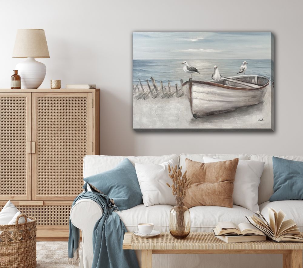 Seaside Voyage Canvas Art 28 X 40