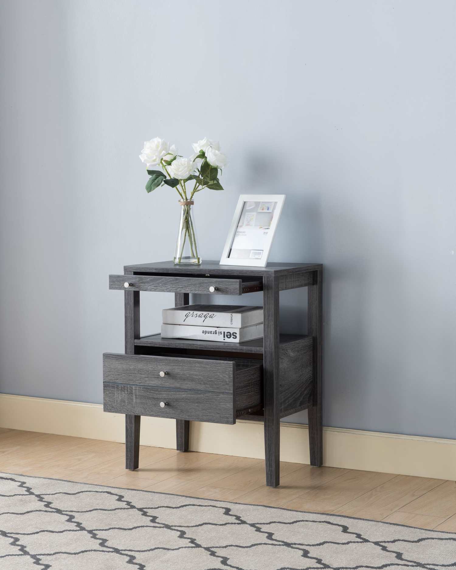 Accent Table Grey 192613