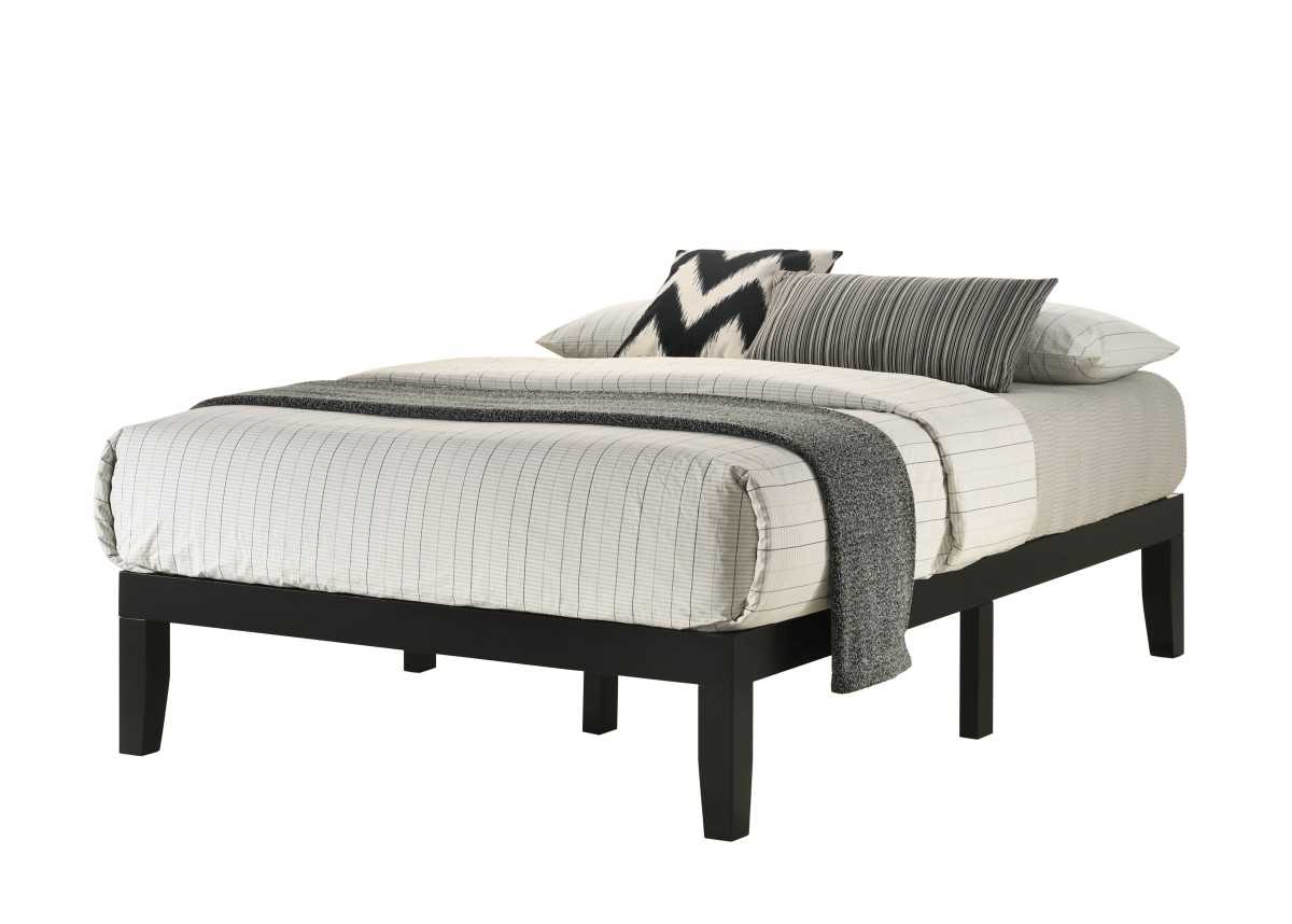 Addicus Full Platform Bed Frame Black 529-54