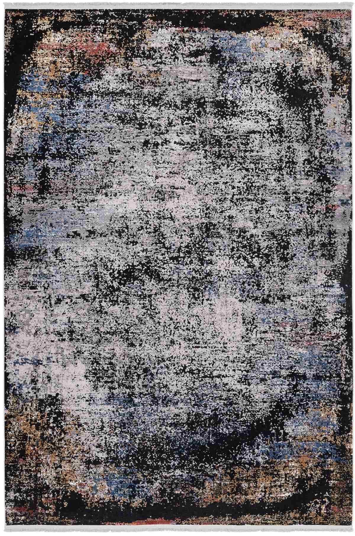 Aden Rugs Collection B. Black - D. Gray 7096A