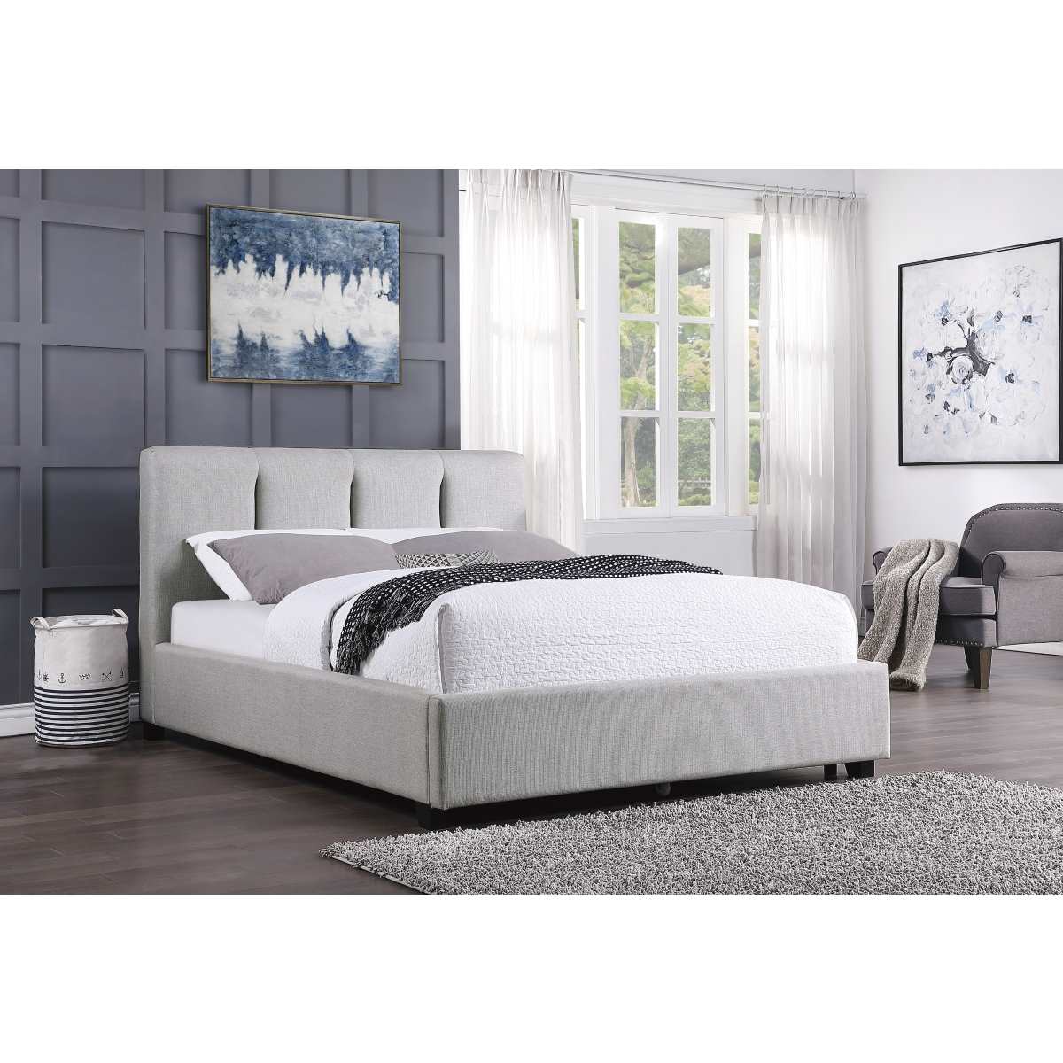 Aitana Bed With Storage Grey 1632