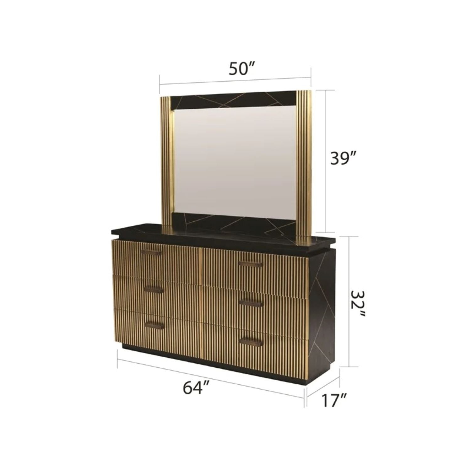 Allure Solid Wood Bedroom Set with Upholstered Headboard 1671