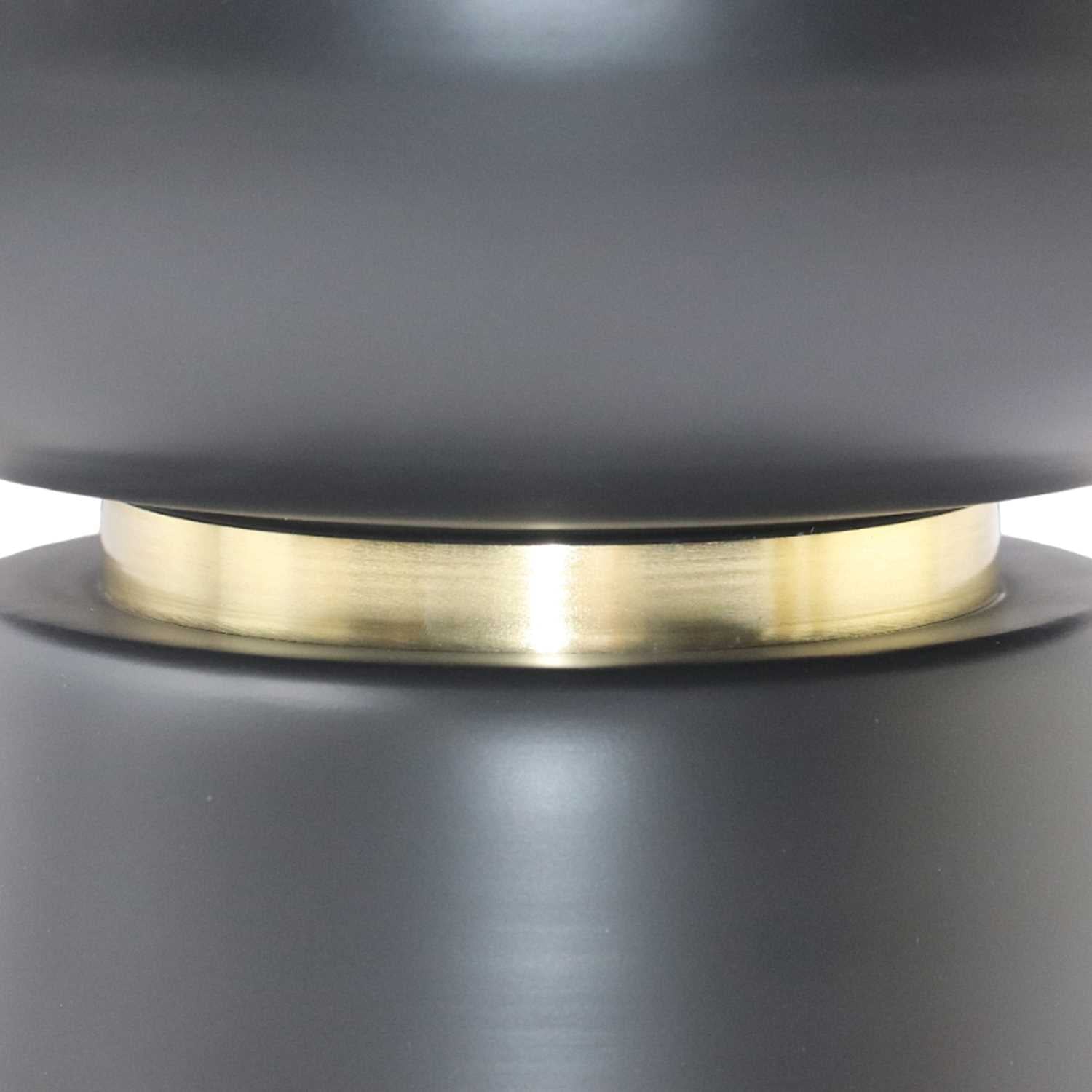 Alora Accent Table in Black and White and Brushed Gold 501-924