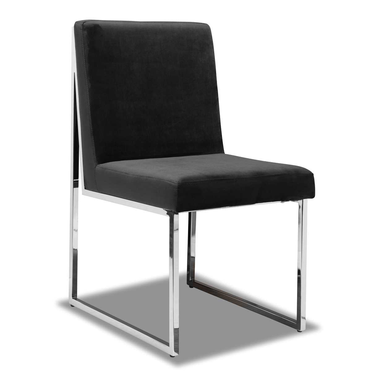 Amorra Accent Chairs Set Of 2 Black 3657
