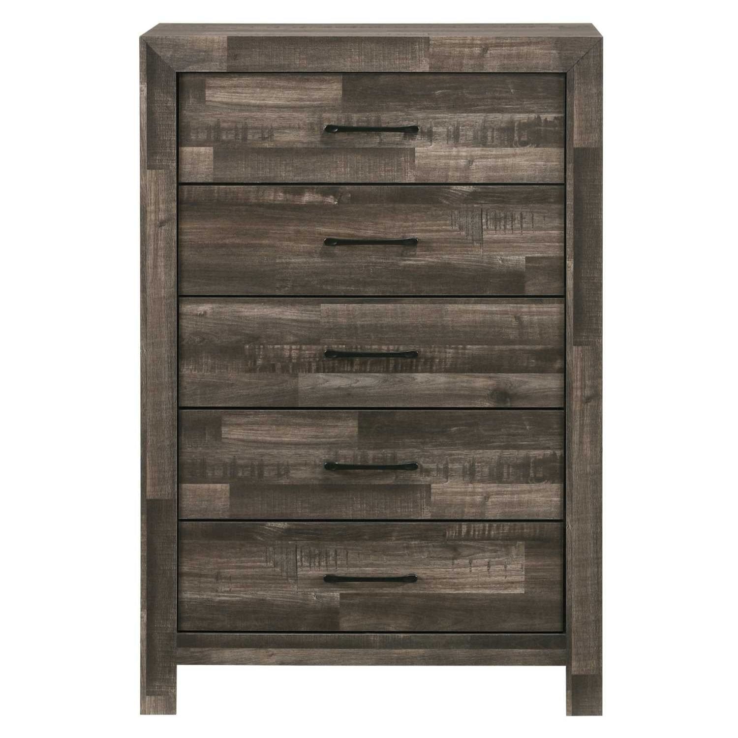 Athens Driftwood Brown Finish Chest