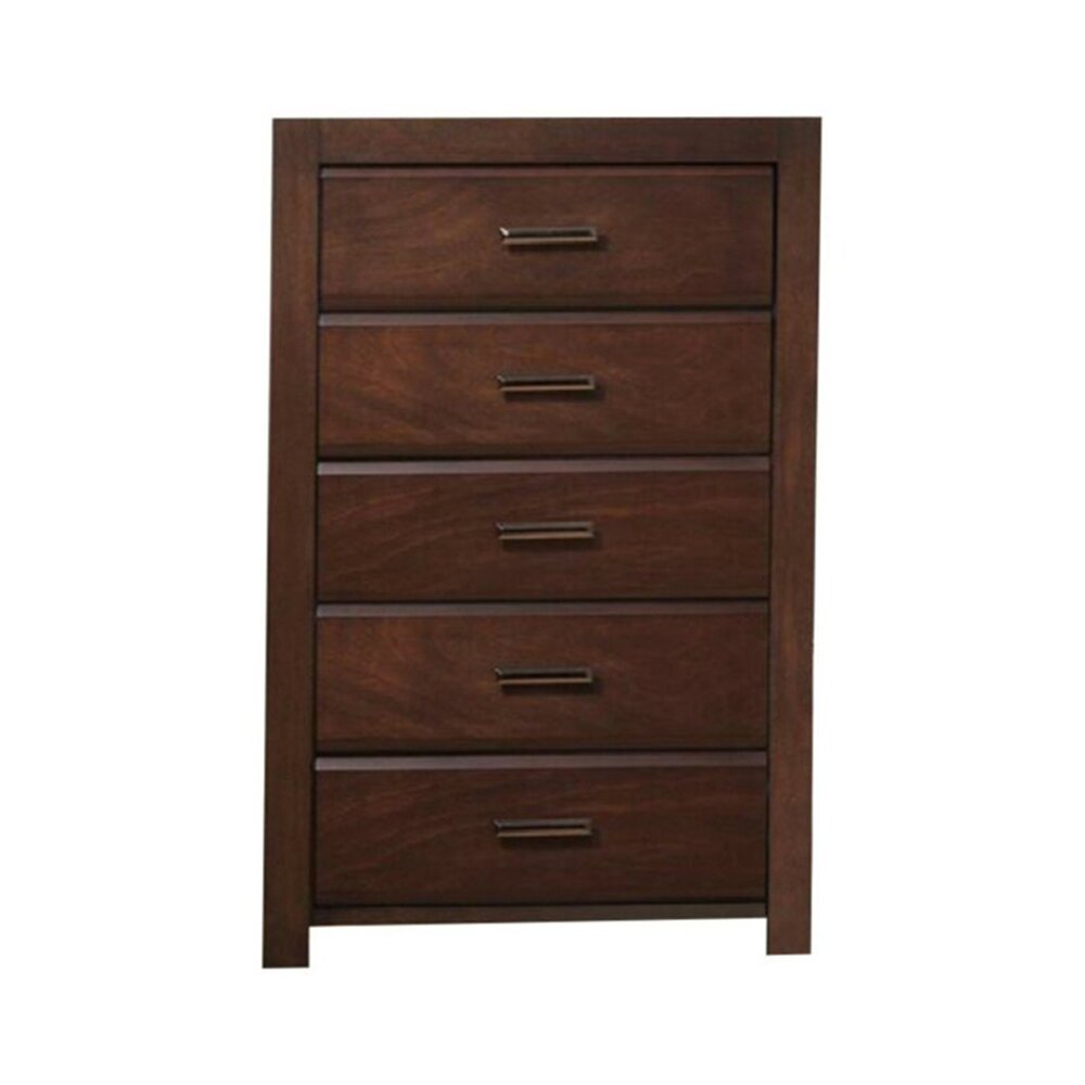 Athens 5 Drawer Chest Dark Cherry 181