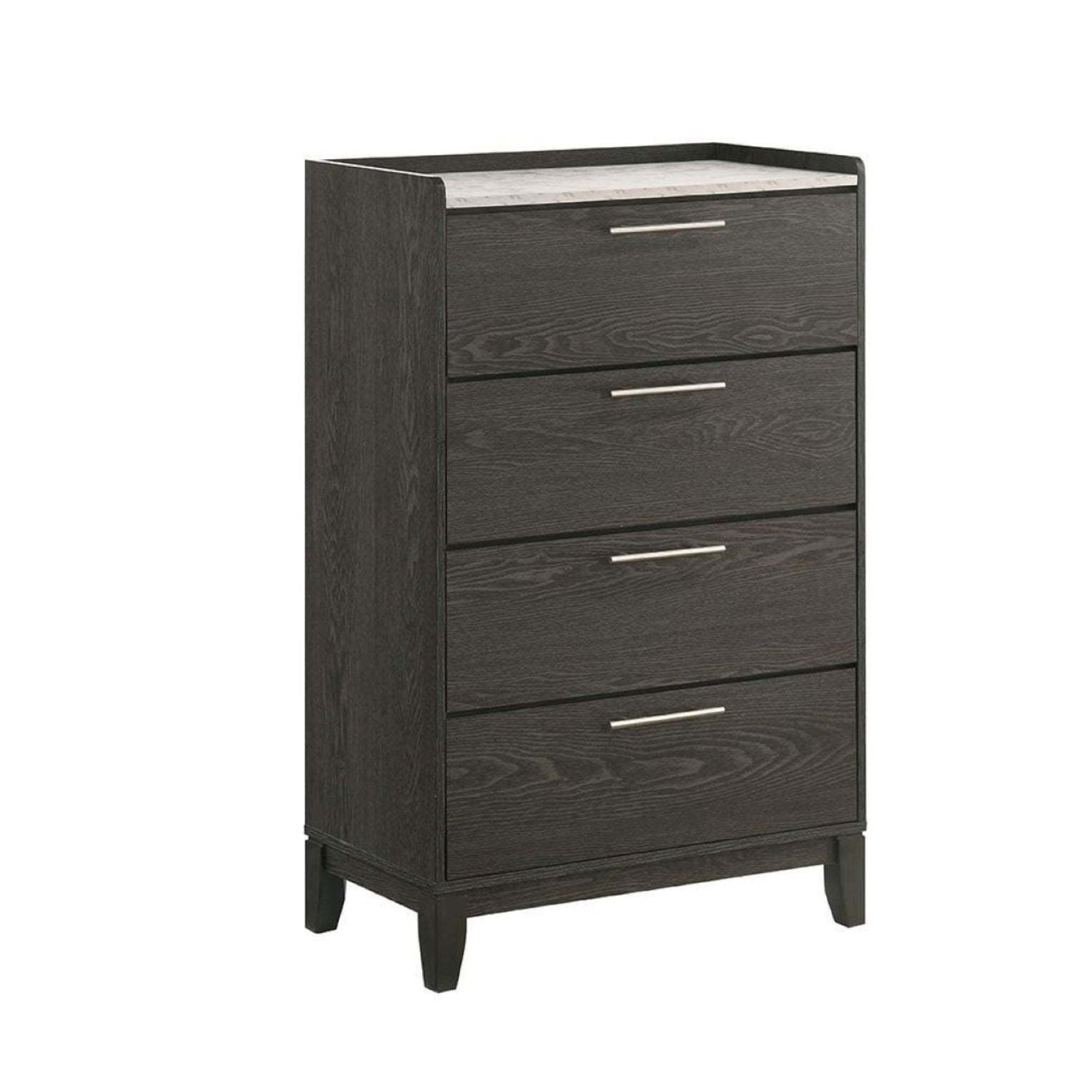 Bailey 6pc Wooden Bedroom Set Dark Grey CHD101