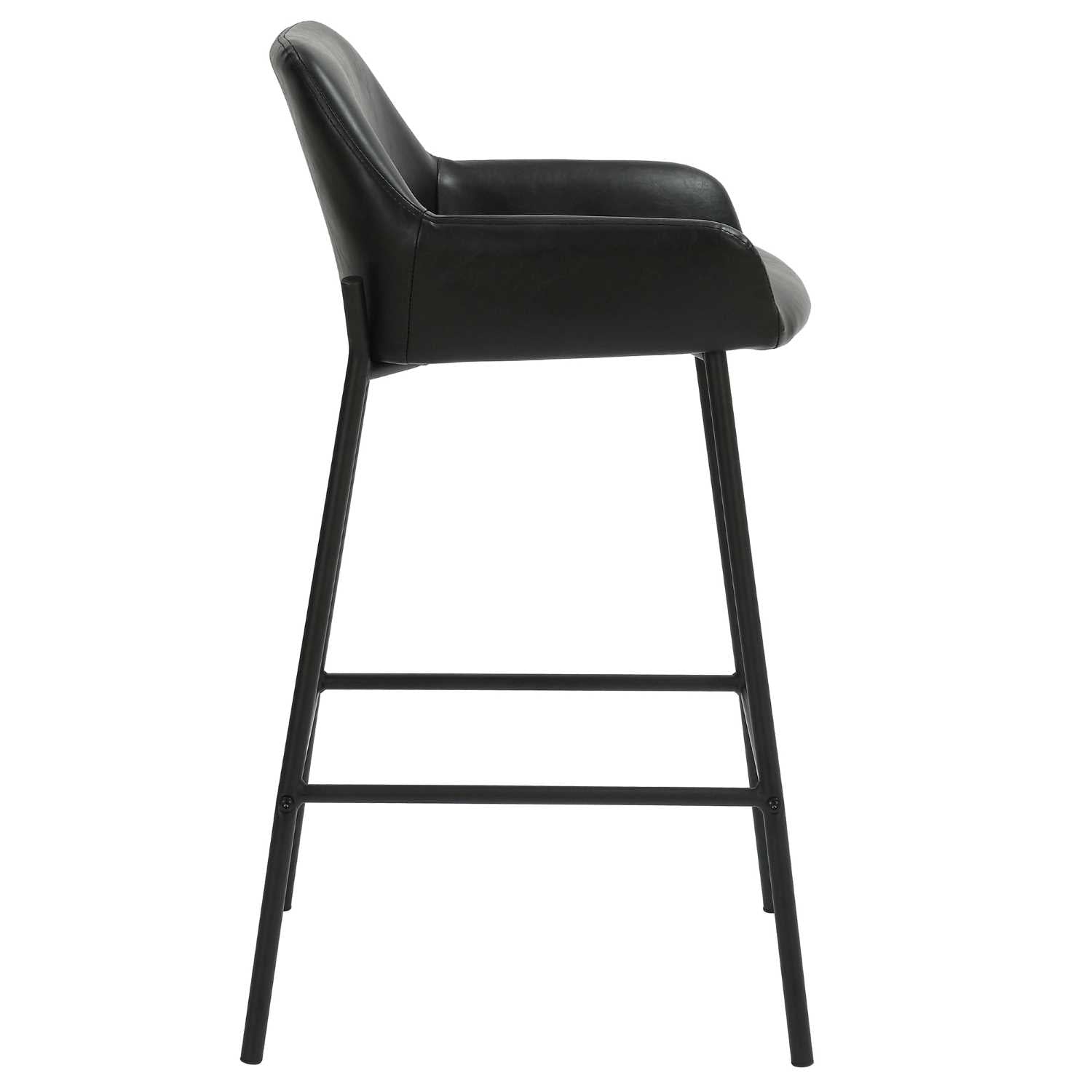 Baily 26" Counter Stool, set of 2, in Black 203-541