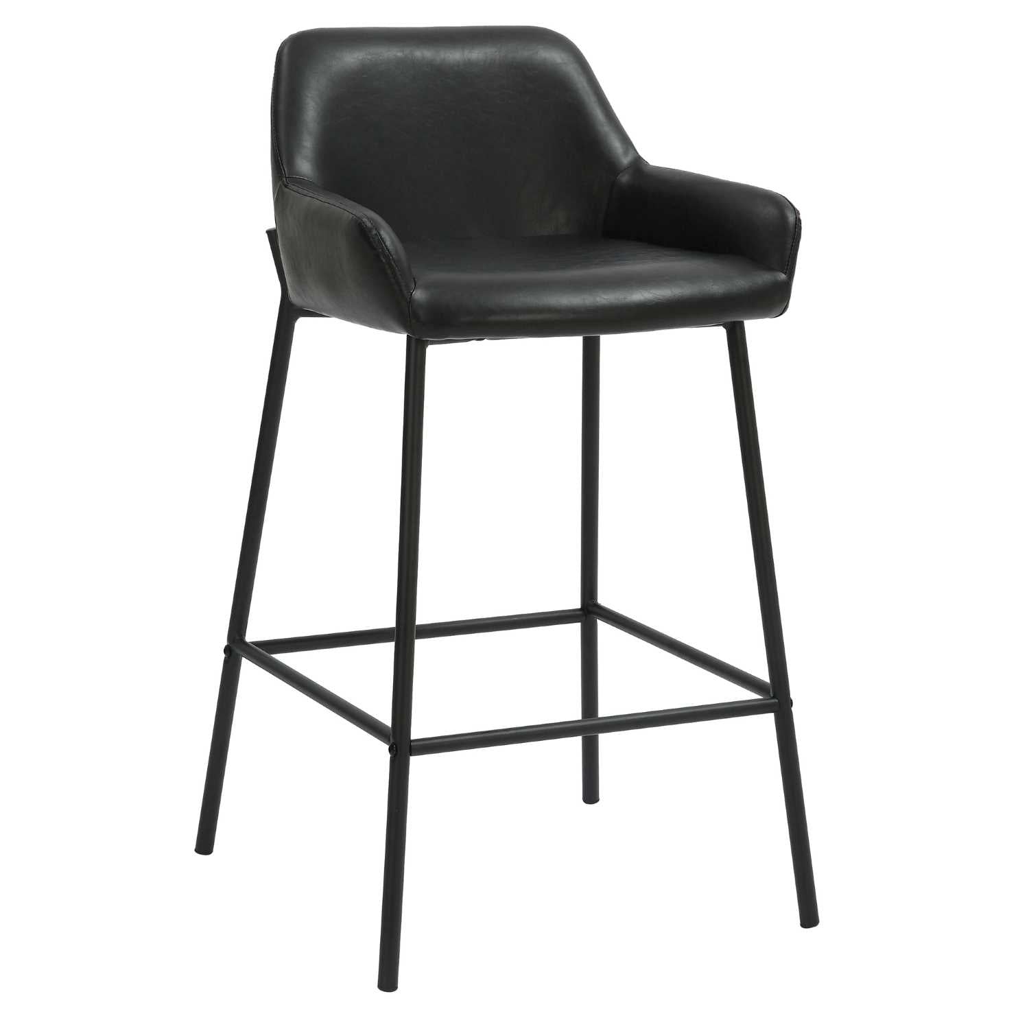 Baily 26" Counter Stool, set of 2, in Black 203-541