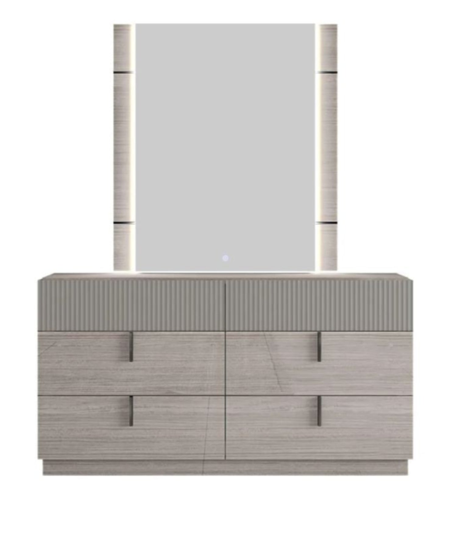 Bellamy Beige Agley Lacquer Bedroom Set 1791