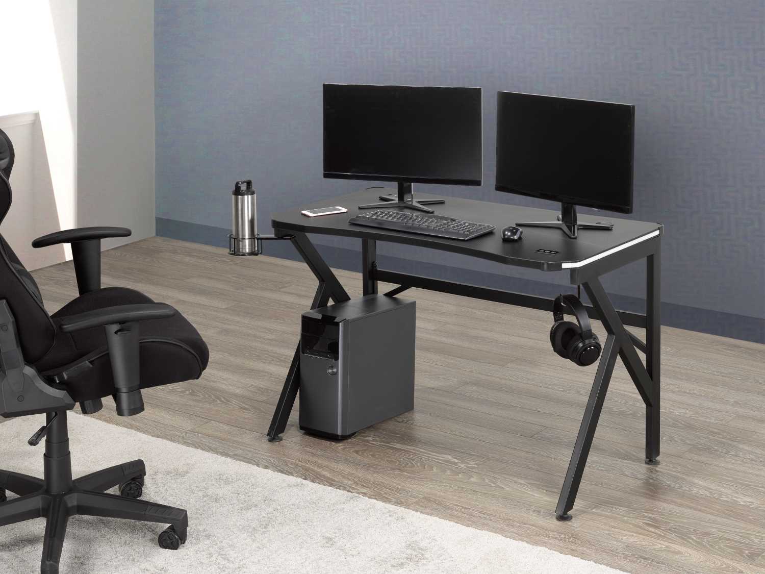 Black Office Desk 8002A