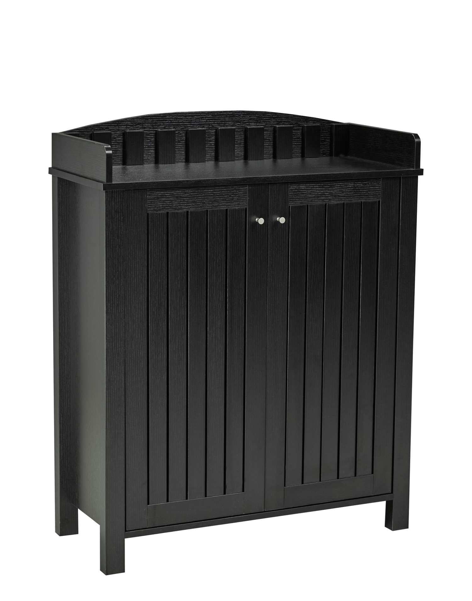 Black Shoe Cabinet -  151154-BLK