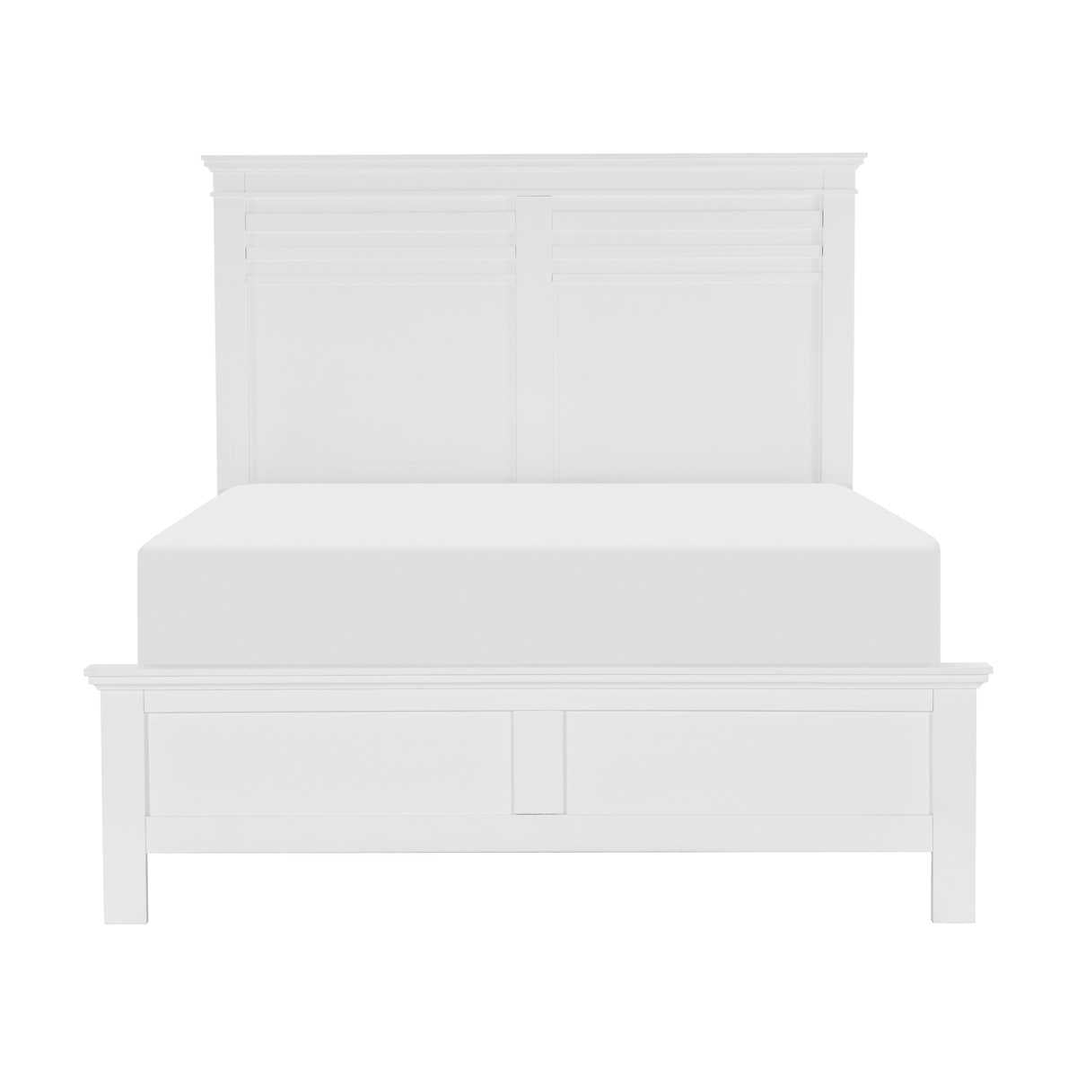 Blaire Queen Bed White 1518