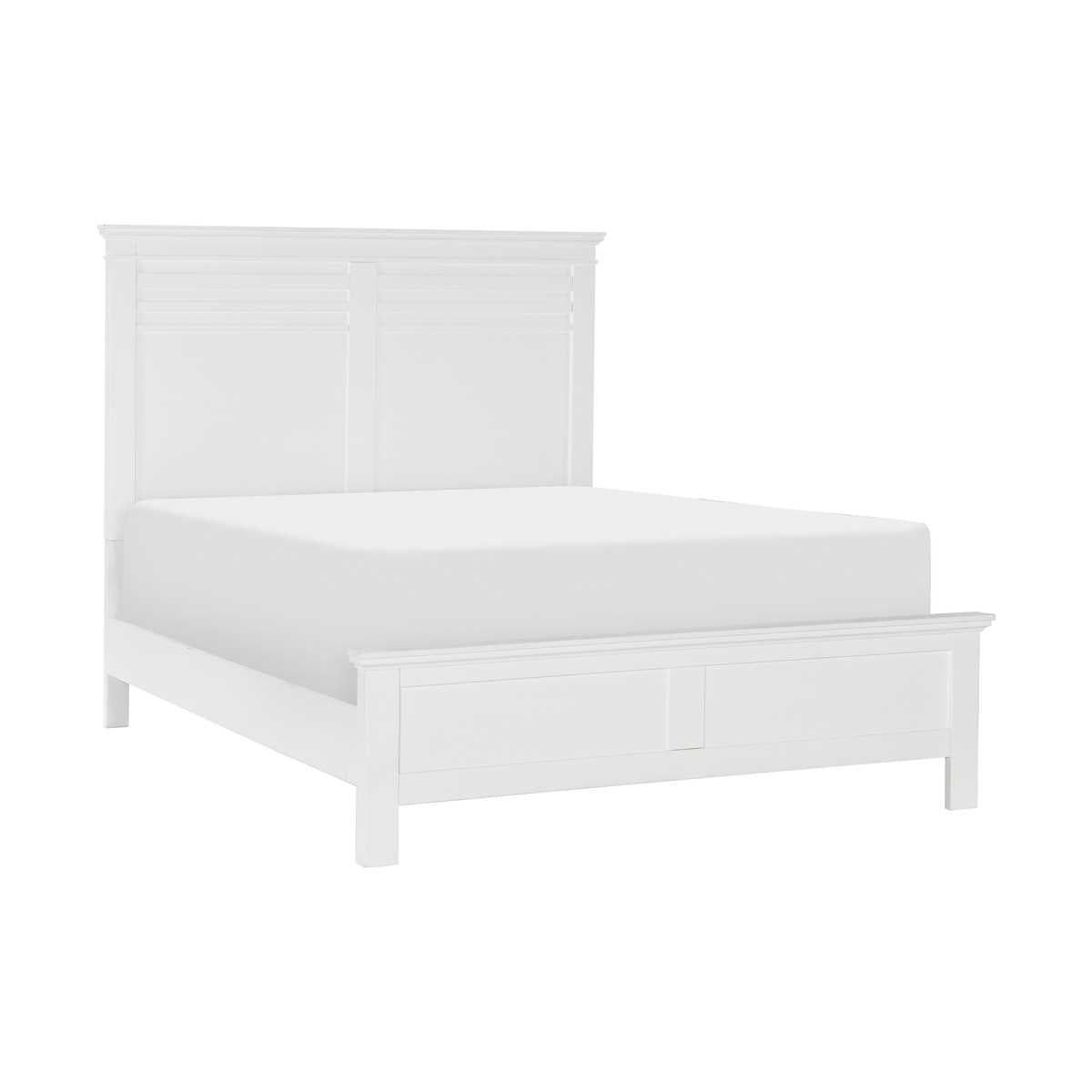 Blaire Queen Bed White 1518