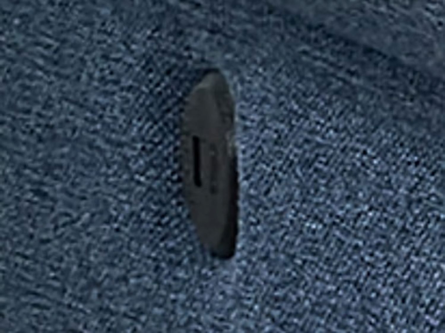 Blue Fabric Sofa Bed with 3 Levels Adjustable Backrest 9047 70"