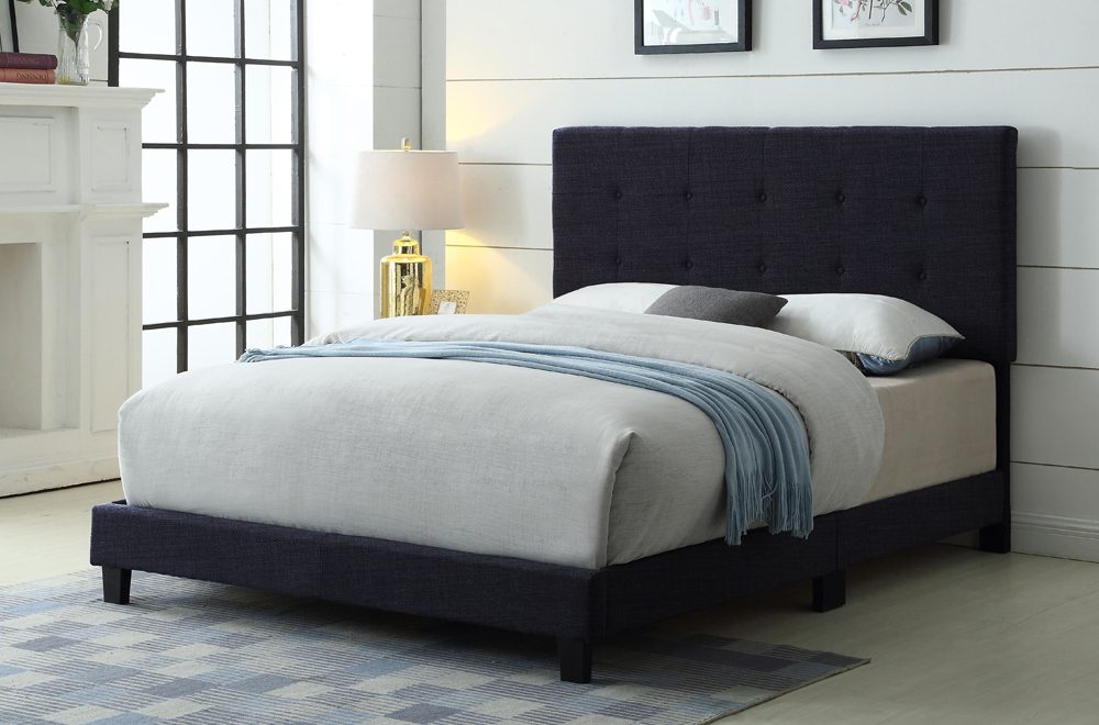 Blue Adjustable Headboard & Bed 2113