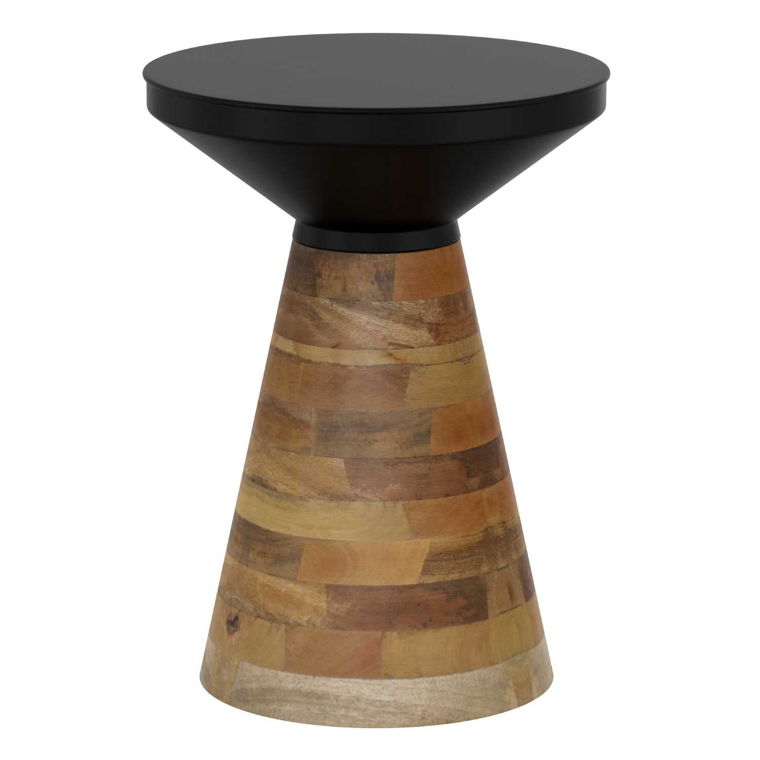 Boden Accent Table in Black and Walnut 501-229