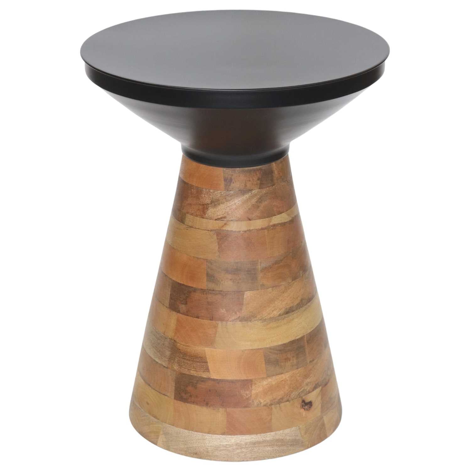 Boden Accent Table in Black and Walnut 501-229