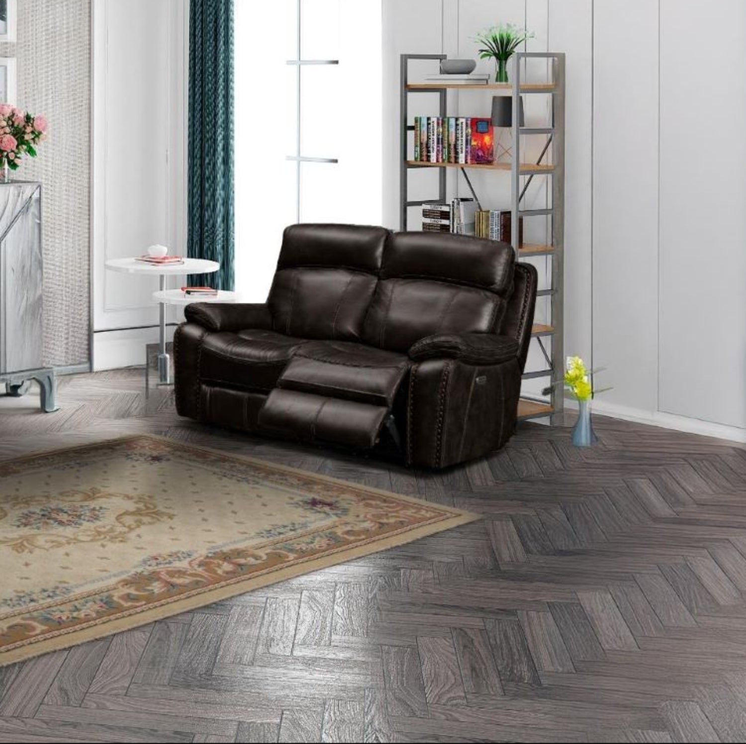 Boomer Leather-Gel Power Recliner Sofa Set with Built-in USB Ports 2975