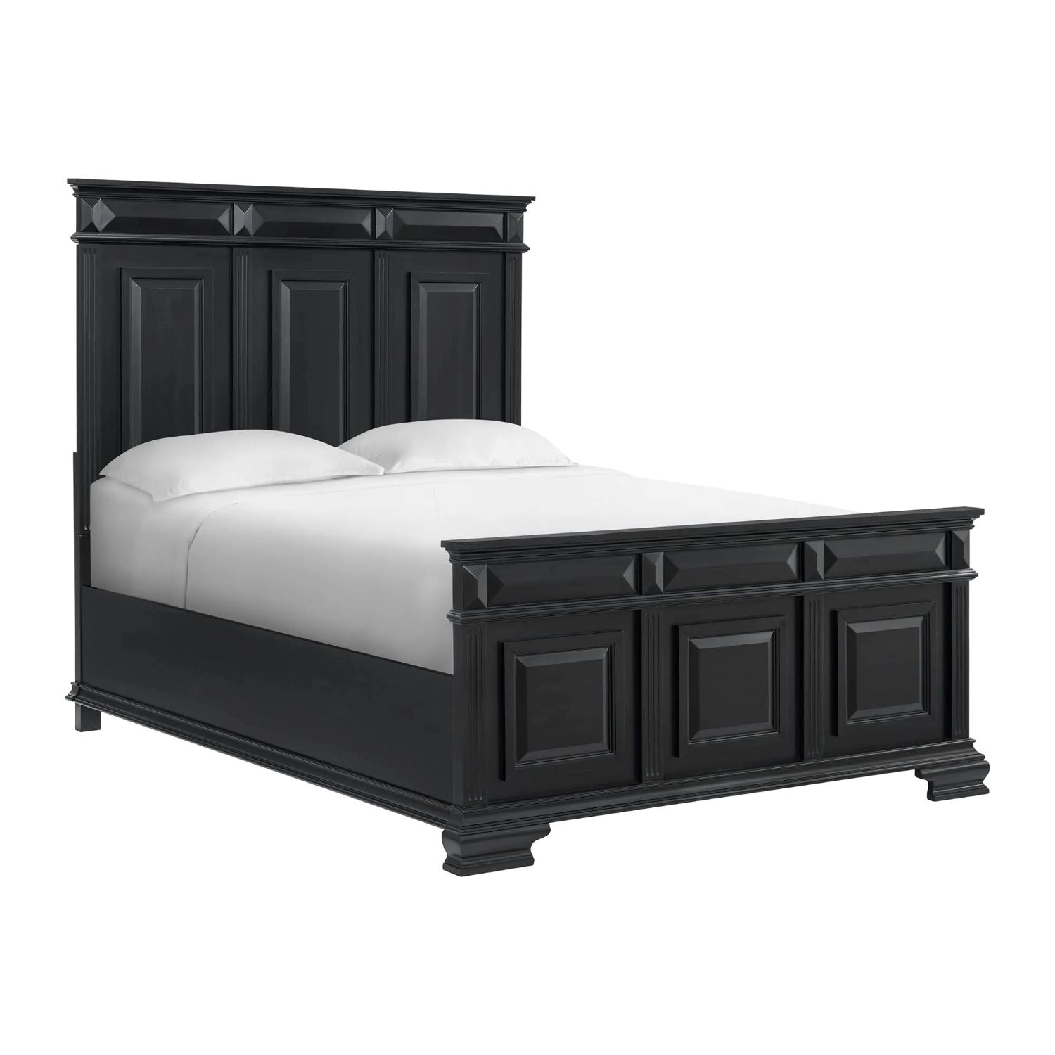 Bridgestone Black Wooden Bedroom Set