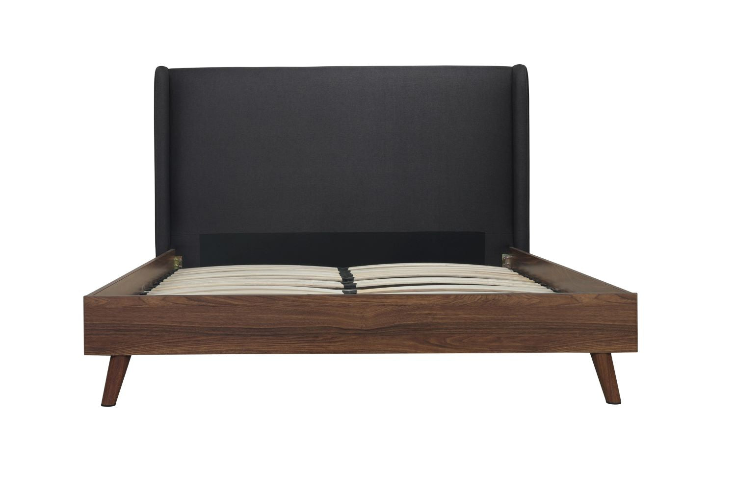 Brody Wooden Queen Bed with Fabric Headboard 5894