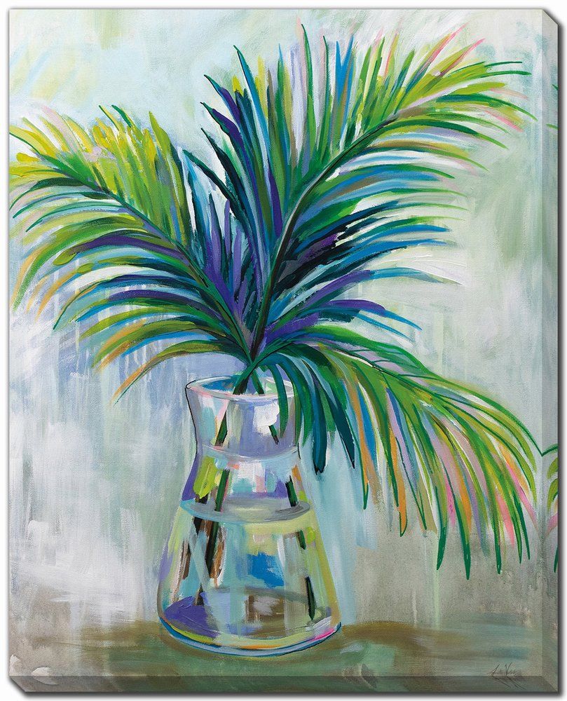 Palm Leaves 1 Canvas Art 16" x 20"