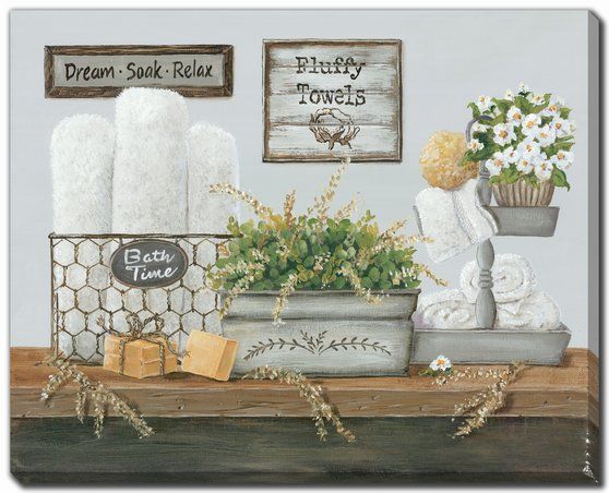 Fresh / Fluffy Towels 2 PC Canvas Art