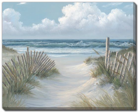 Pathway Through Dunes / Sea Oats 2 PC Canvas Art