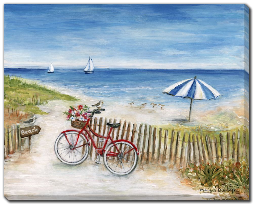 Beach Ride 2 PC canvas art