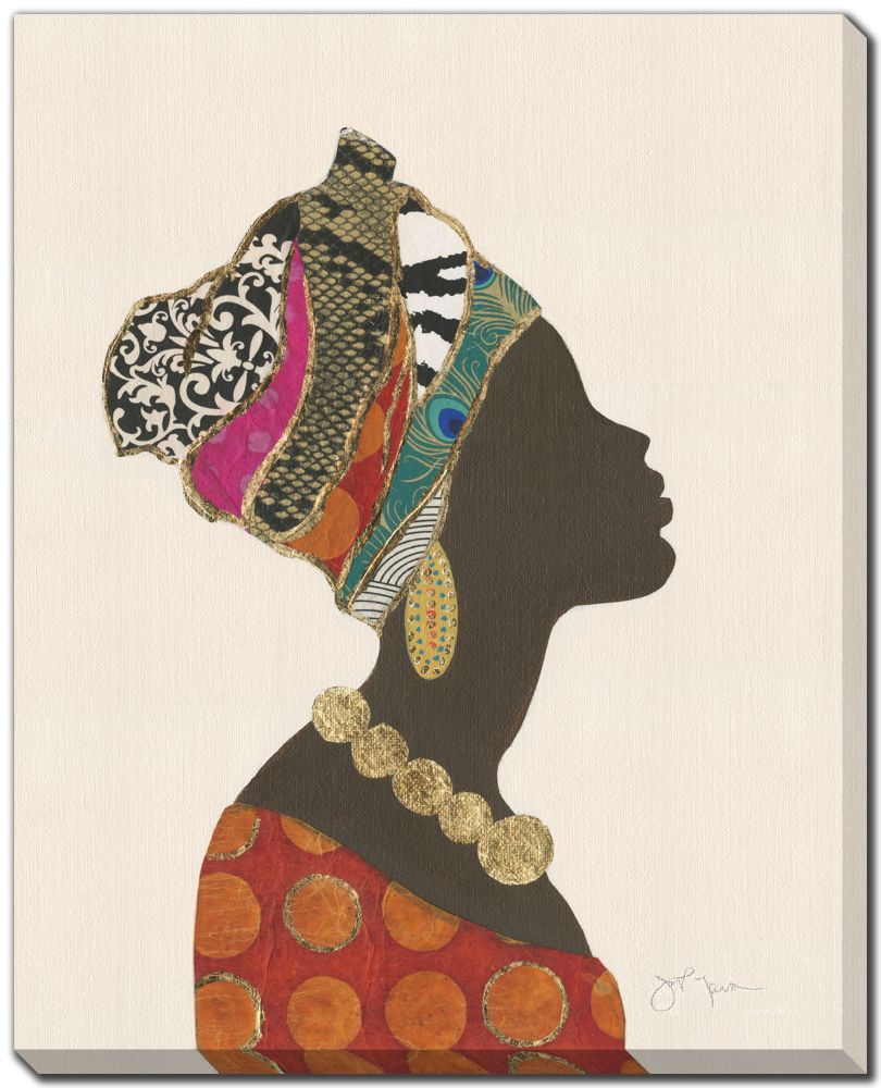 African Silhouette 2 PC canvas art