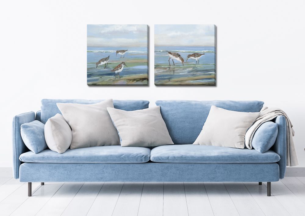 Seabird Beach 2 PC canvas art