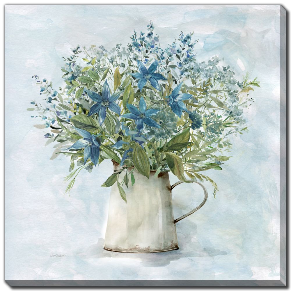 Arrayed in Blue 2 PC canvas art