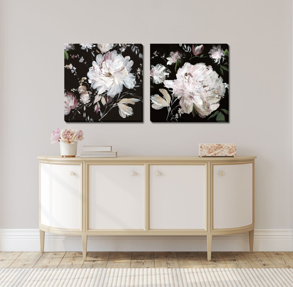 Pink Harvest 2 PC canvas art