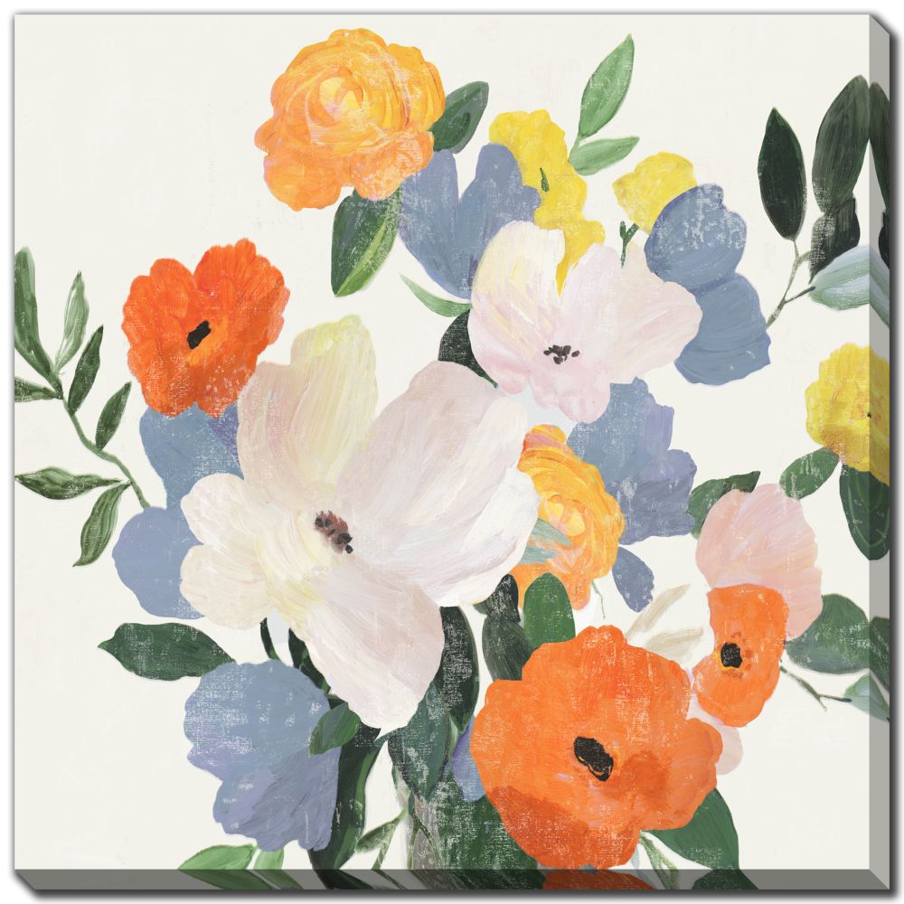 Florals in Vase 2 PC canvas art