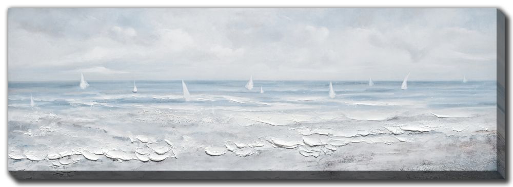 Playing in the Wind Canvas Art 20" x 60"