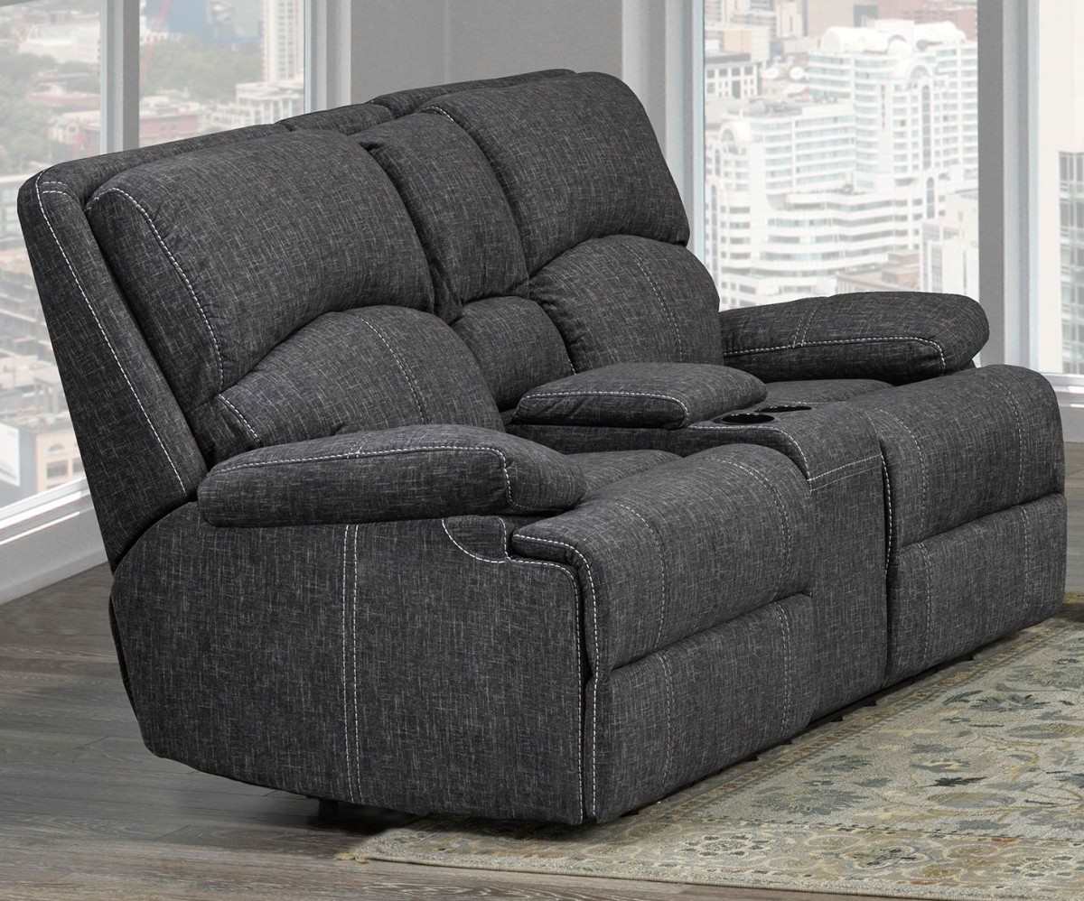 Caera Fabric Recliner Sofa Collection Grey SA2200