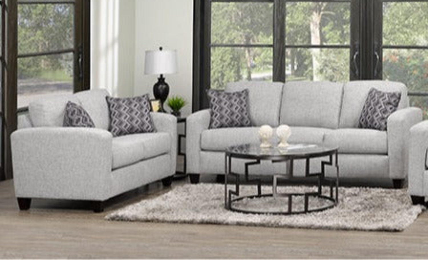 Canadian Made Sofa Lyons Slate 1775