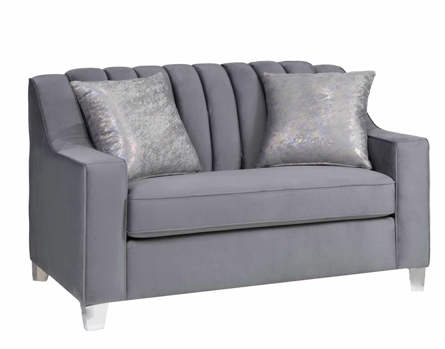 Canadian Made Velva Gray Sofa Collection 2241