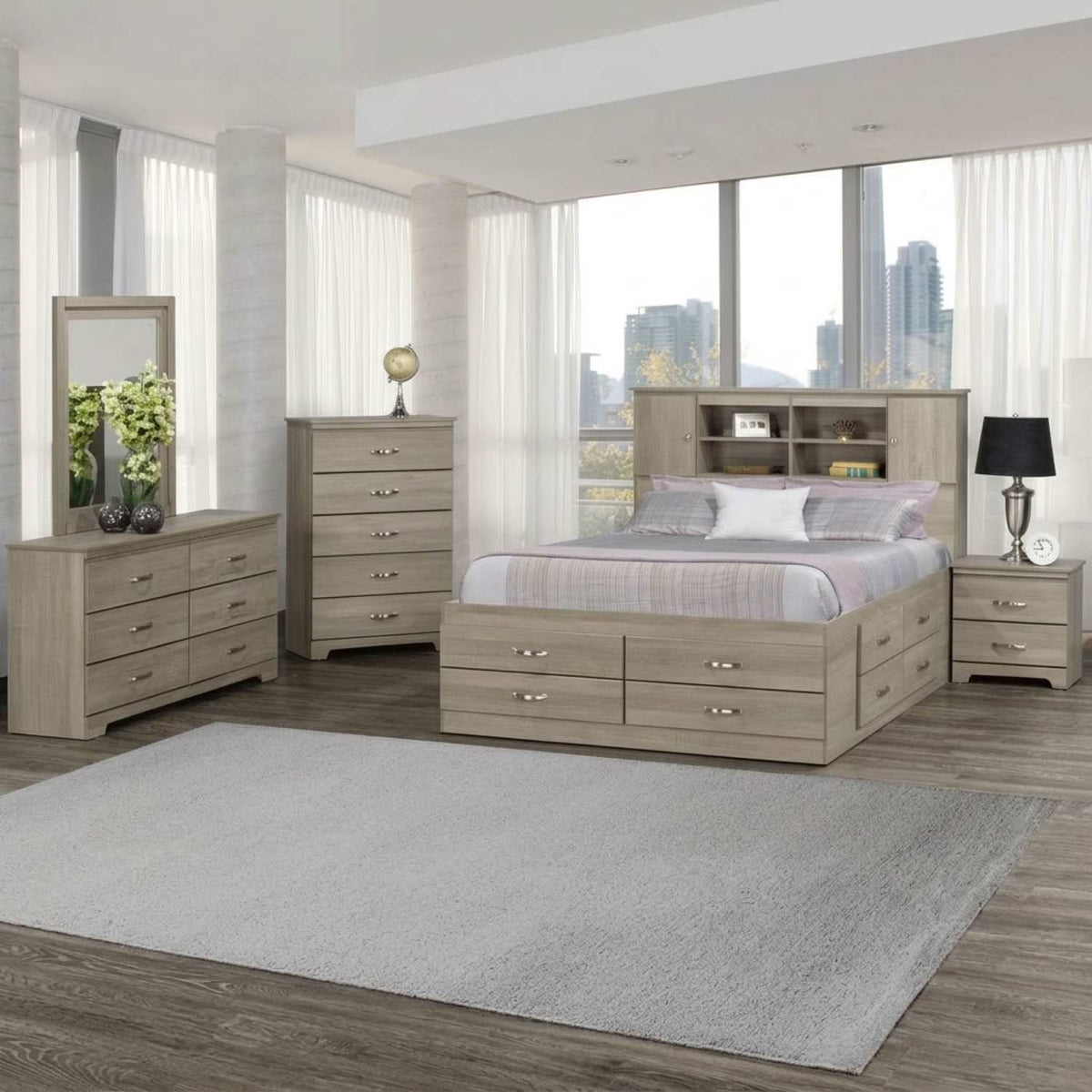 Canadian Made 2 Drawer Night Stand 5600