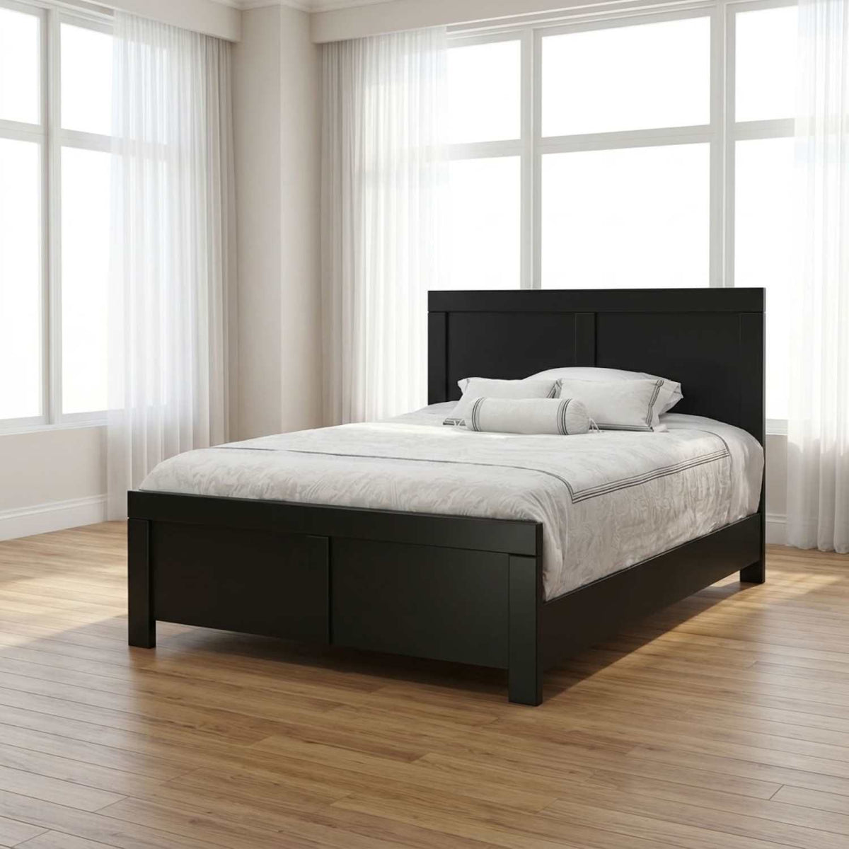 Canadian Made Bed with Panel Haedboard 6400