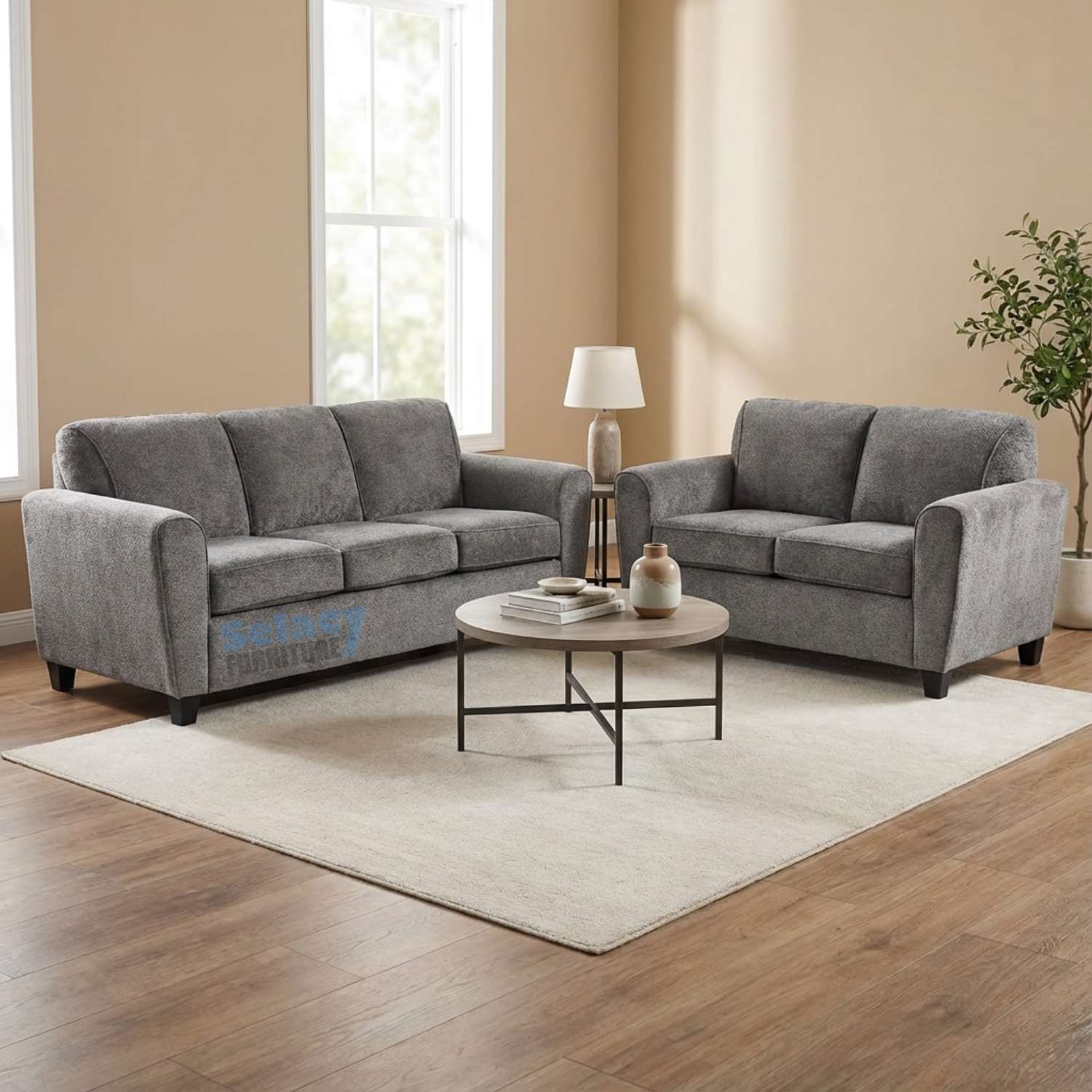 Canadian Made Fabric Sofa Set 2860-1722