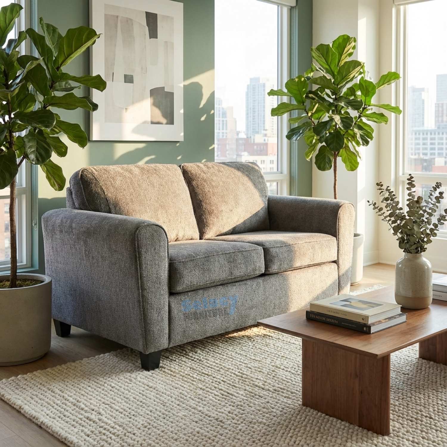 Canadian Made Fabric Loveseat 2860-1722