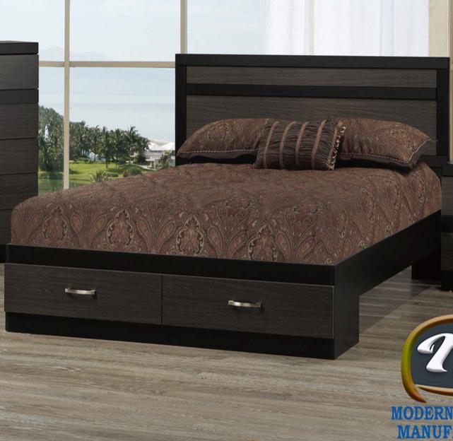 Canadian Made Black/Tuxedo Wooden Beds A9