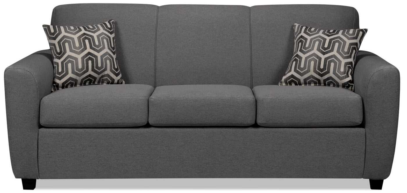 Canadian Made Fabric Sofa Dark Grey 5005