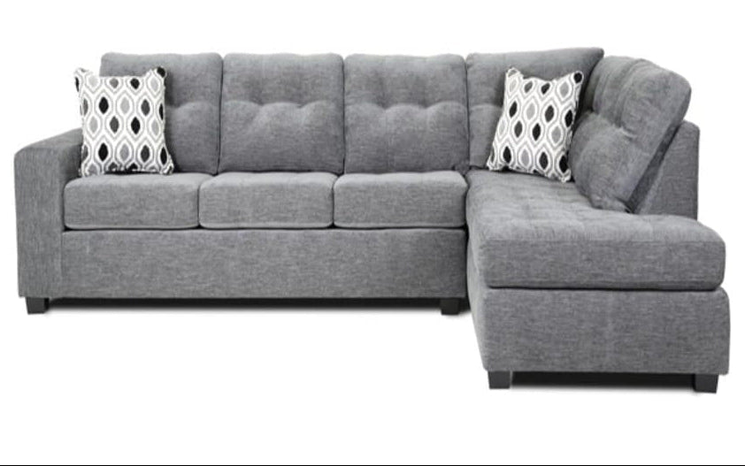 Canadian Made Sectional Sofa Light Grey 1212