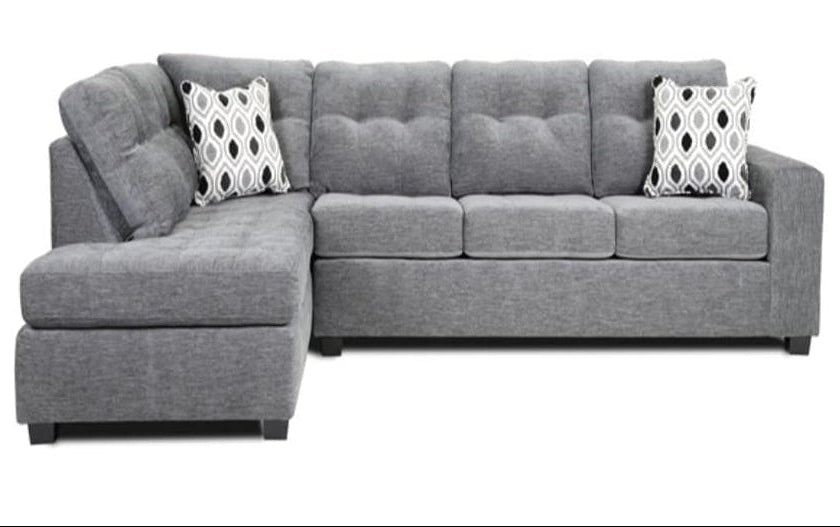 Canadian Made Sectional Sofa Light Grey 1212