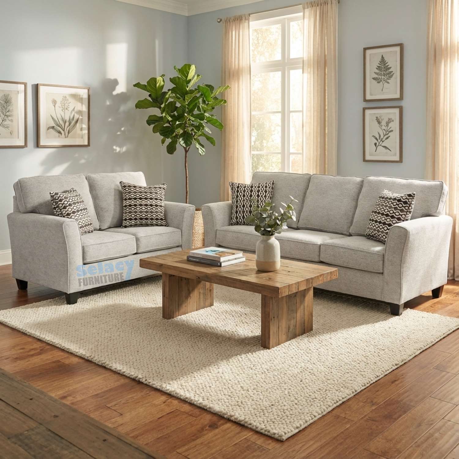 Canadian Made Fabric loveseat 2550