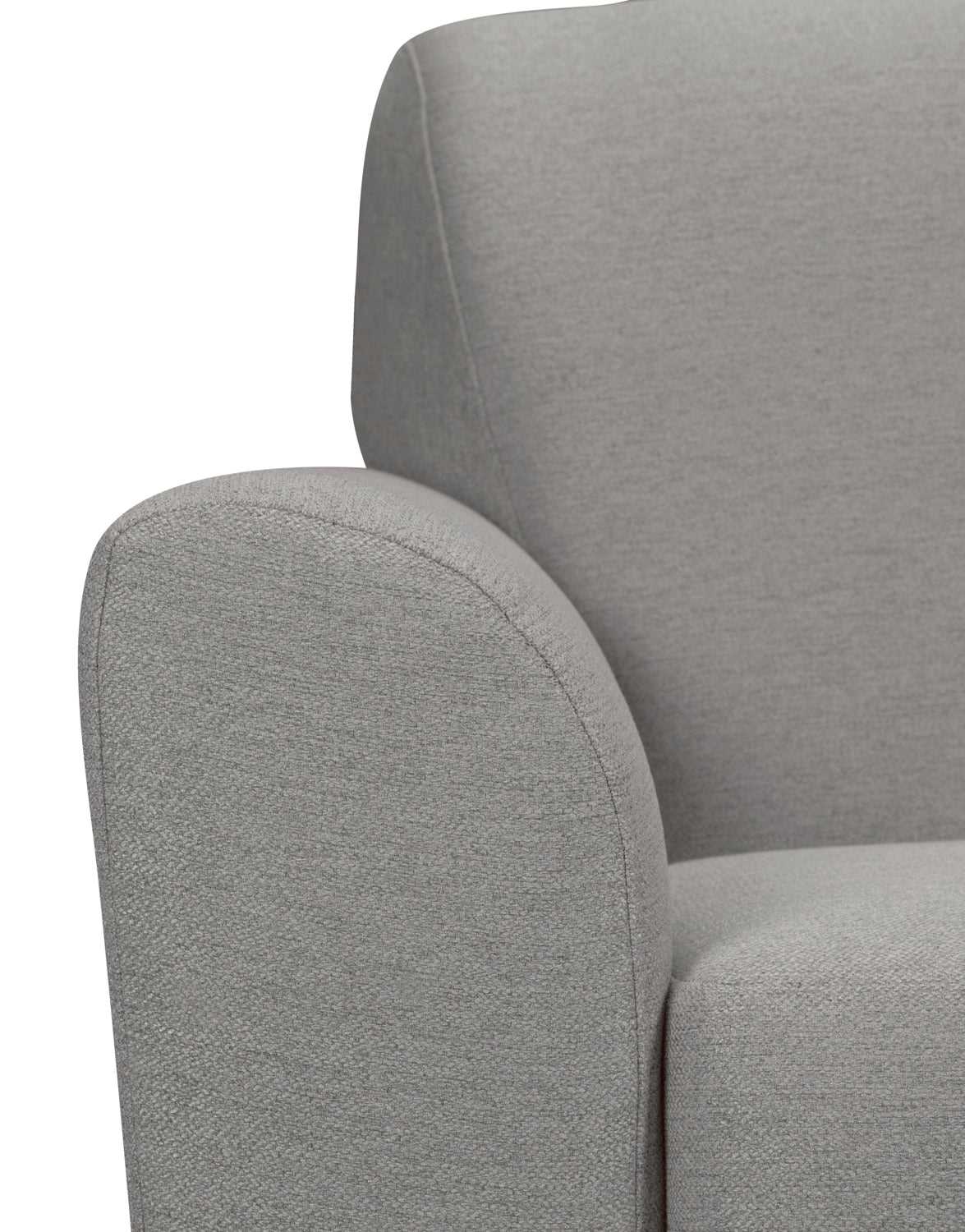 Canadian Made Fabric Sofa Light Grey 5005