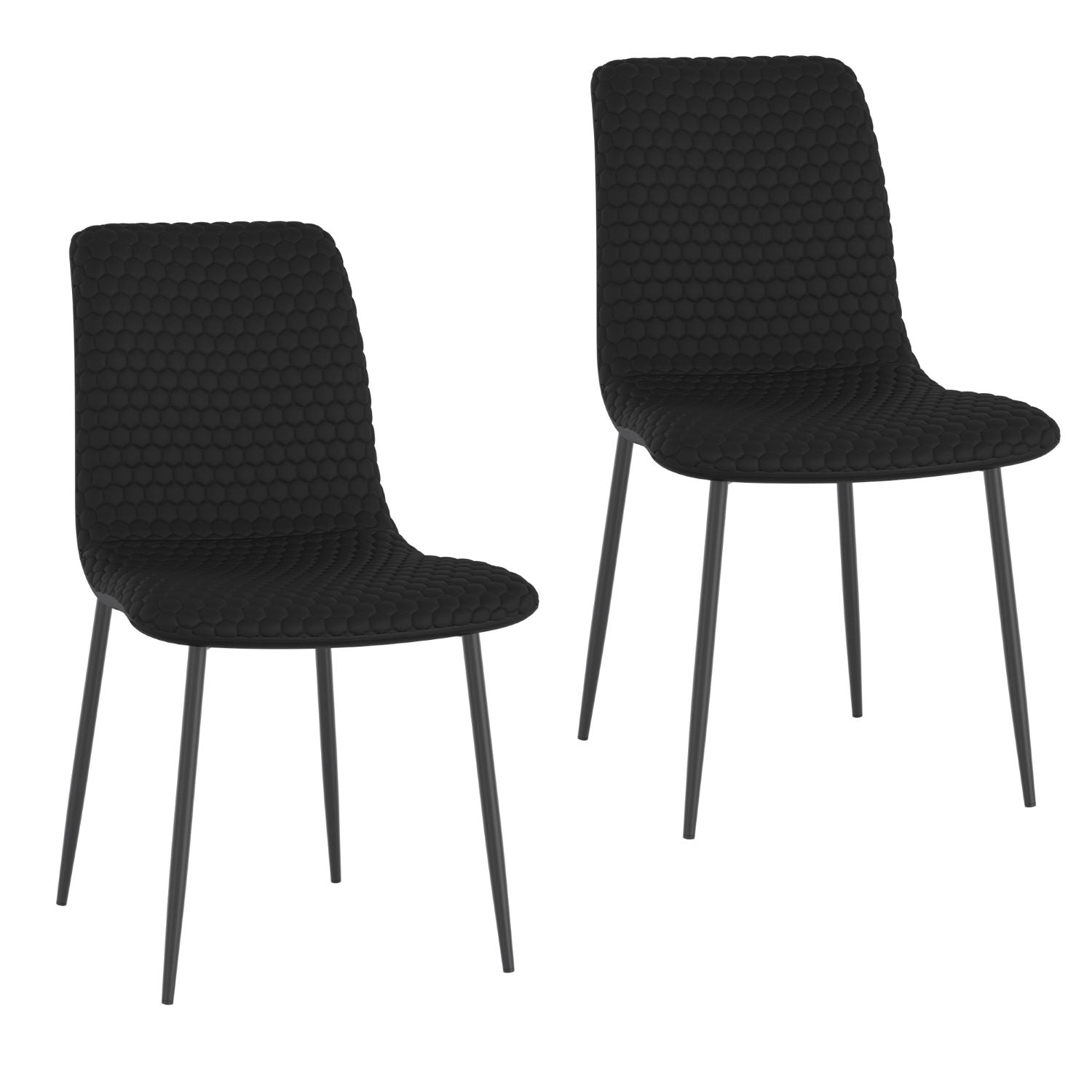 Carmilla / Brixx 5pc Dining Set in Aged Gold with Black Chair 207-353_083BLK
